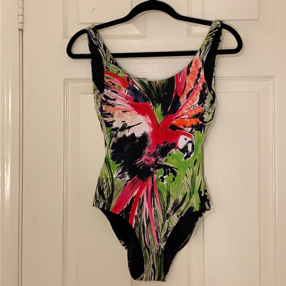 Parrot One piece Bathing Suit